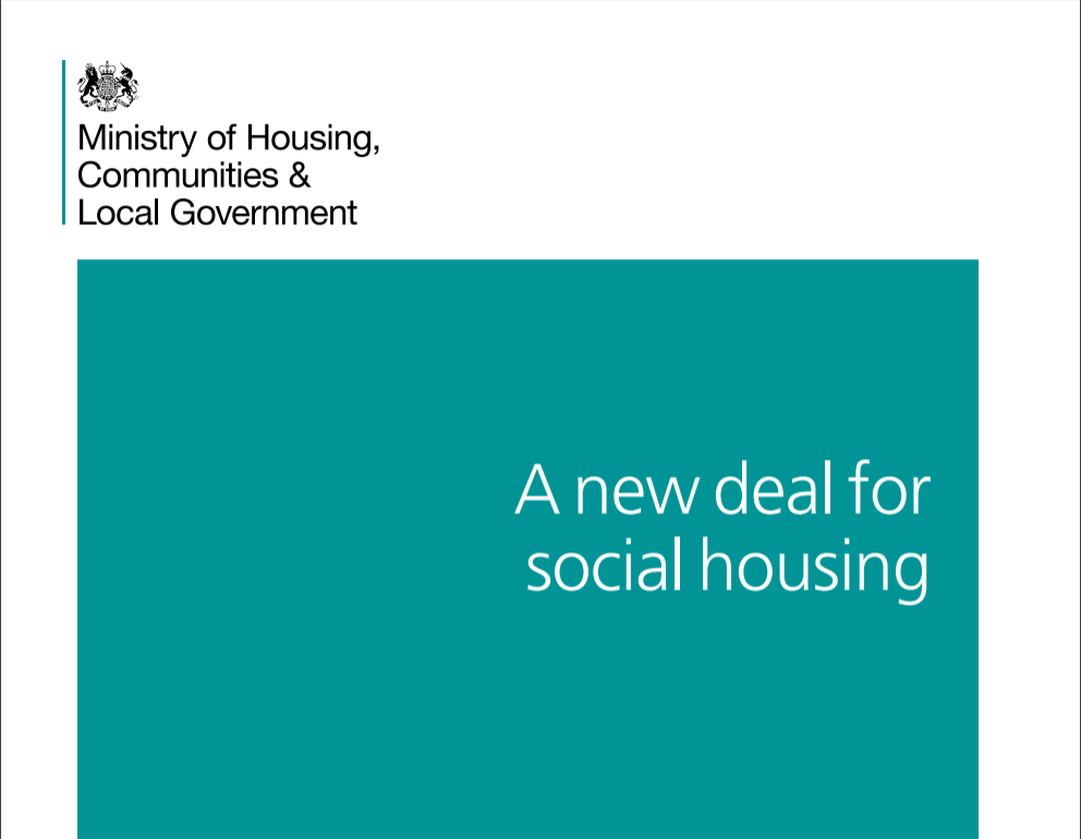 Social housing green paper cover shot