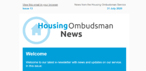 Extract from the newsletter Housing Ombudsman News
