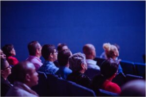 people attending meeting